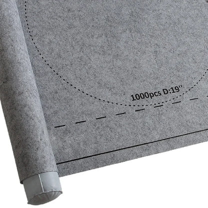 Puzzles Pad Roll-Up Felt Mat – Portable Playmat for Up to 1500-Piece Jigsaw Puzzle (Mat Only)