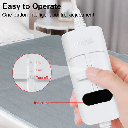 220V Electric Heating Blanket – Thicker Thermal Mattress with Automatic Thermostat for Body Warmth and Room Comfort