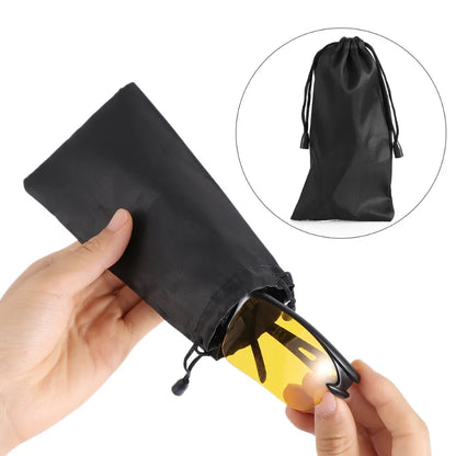 10PCS Waterproof Cloth Sunglasses Bags – Portable Microfiber Dust Pouches for Eyewear Storage & Protection