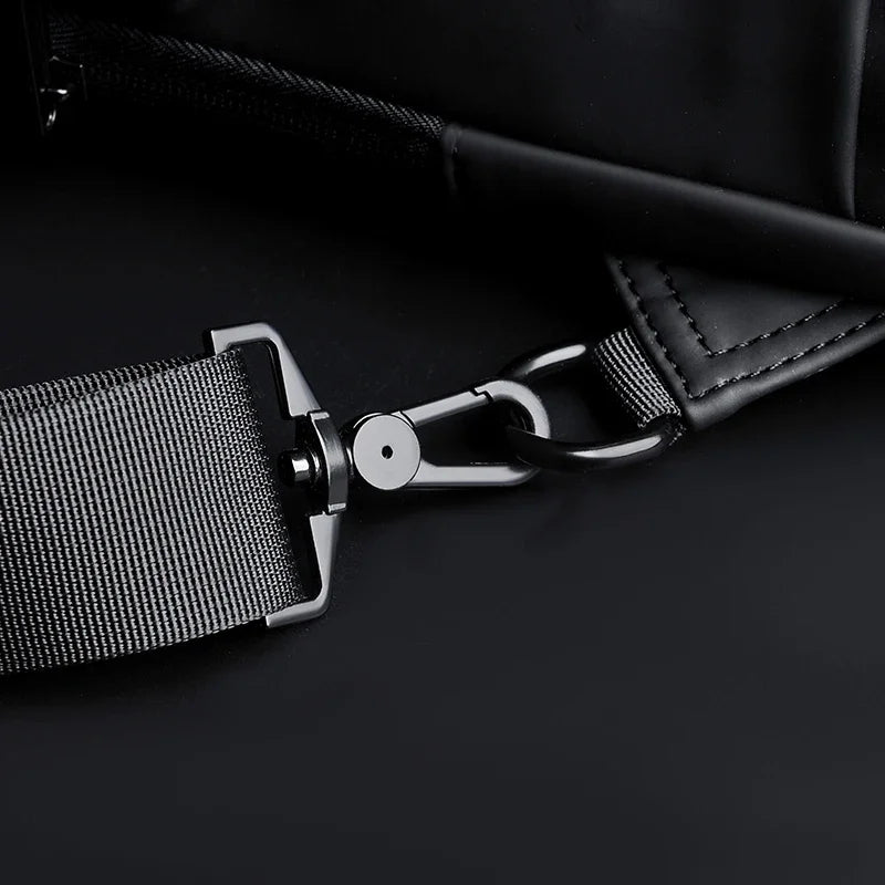 Designer Multifunction Anti-Theft USB Shoulder Bag – Travel Crossbody Messenger Sling Chest Bag for Men, Luxury Brand