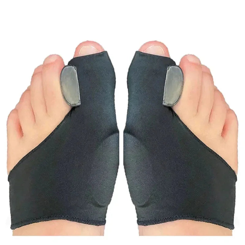 2PCS Toe Separators & Hallux Valgus Bunion Corrector – Foot Bone Adjusters, Pedicure Sock Straightener, Orthotics Correction Tools