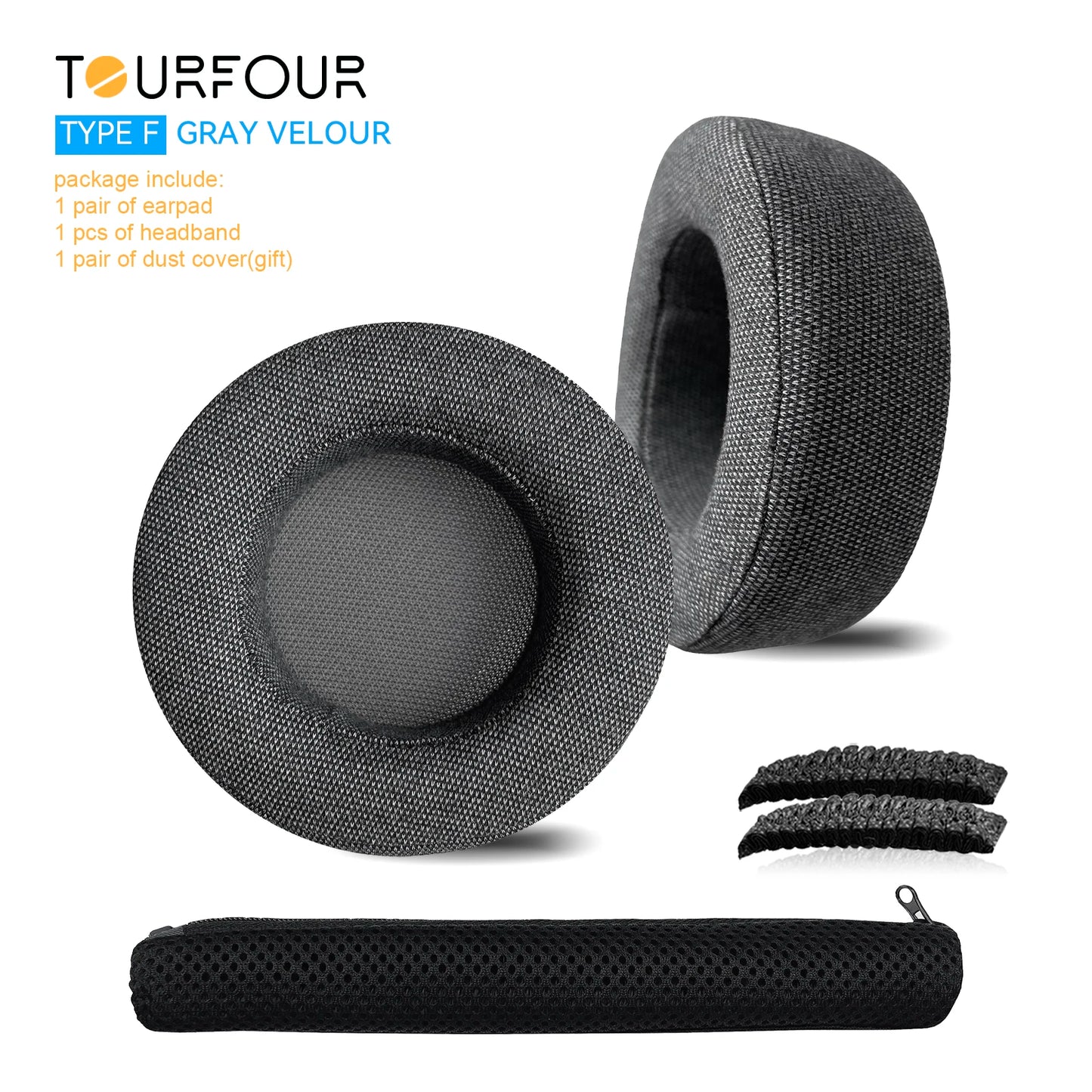 TOURFOUR Replacement Earpads for Corsair Virtuoso RGB Headphones – Compatible with Wireless SE & XT Models Ear Cushions