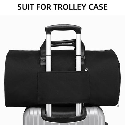 Convertible Garment Bag for Travel - Large Capacity Duffel with Shoe Pouch for Weekend & Business Trips (XM130)