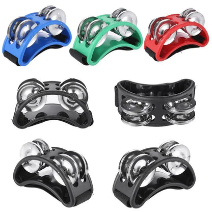 Elliptical Hand & Foot Jingle Drum – Children’s Musical Tambourine Percussion Instrument for KTV, Party, and Educational Play