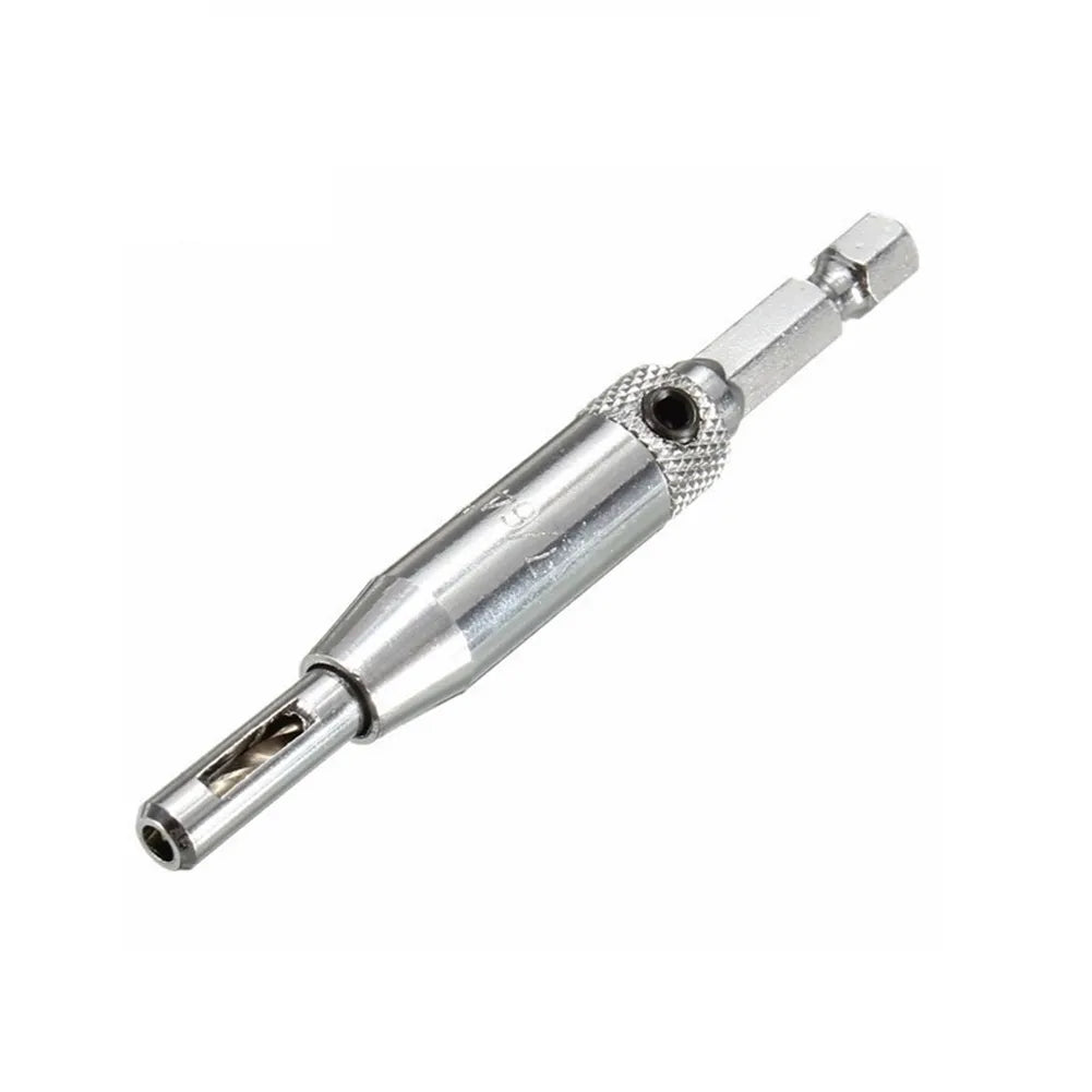 3pcs Self-Centering Hinge Drill Bits | Door, Window, Cabinet Hinge Drilling Holes Cutter | Woodworking Center Drill Bits
