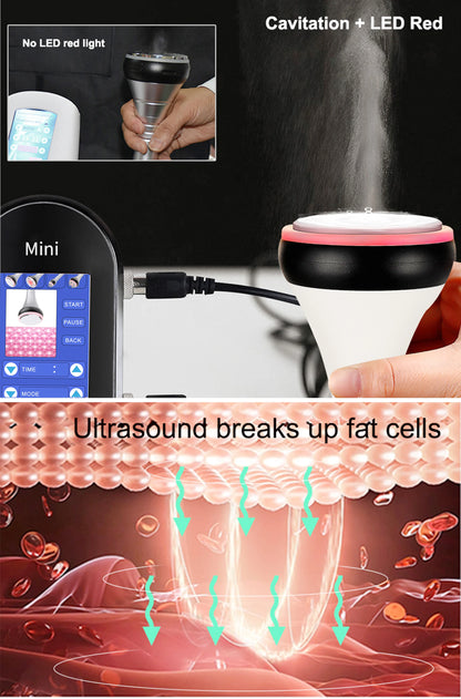 4-in-1 Facial Care Ultrasonic Cavitation Machine — 40K Lipo Slimming & Skin Lifting Device