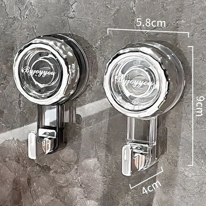 Fashion Powerful Reusable Suction Cup Hooks – Heavy Duty Traceless Shower & Clothes Hooks