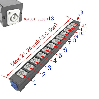 Chassis Light Connector – LED Power Connector AC Coupler Adapter Extender, NAC3MPA/NAC3MPB Aviation Socket 1-13AC
