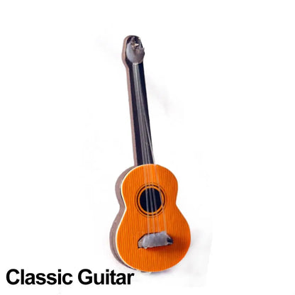 1/12 Miniature Doll Musical Instruments - Piano, Violin, Guitar & More Dollhouse Accessories Collection