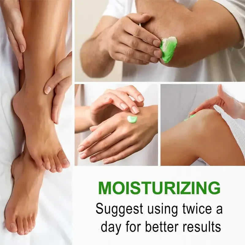 YUITIKUE Tea Tree Oil Foot Cream – Vitamin E, Aloe Vera & Peppermint Moisturizer for Dry Feet