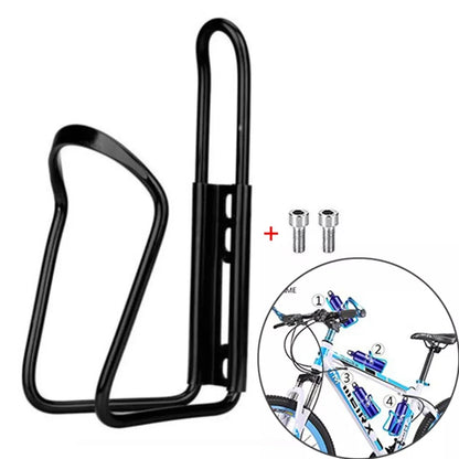 GoByGo Aluminum Alloy Bike Water Bottle Holder – Mount for Mountain & Folding Bikes, 5 Color Options