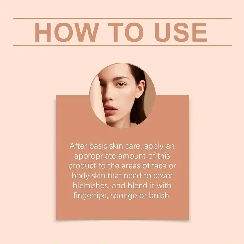 Moisturizing BB Foundation Cream – Waterproof & Sweat-Proof Concealer with Long-Lasting Natural Coverage & Skin Isolation Effect