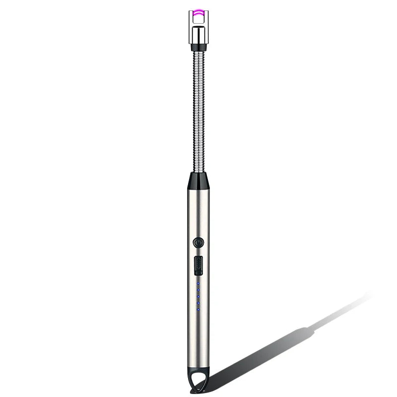 USB Rechargeable Windproof Arc Lighter – Electric Plasma Ignition Tool for Gas Stoves, Candles, BBQ & Outdoor Camping Use