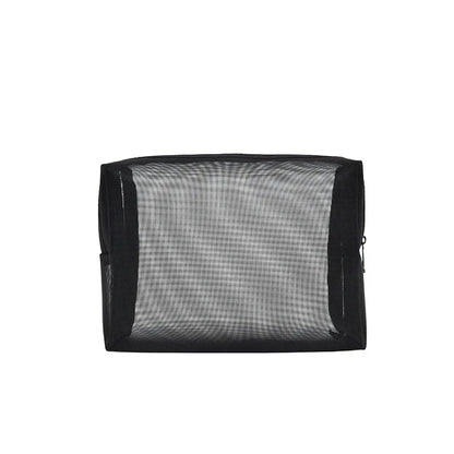 Female Makeup Pouch – Portable Small & Large Mesh Cosmetic Bag, Toiletry Beauty Case, Travel Makeup Organizer Storage Bag