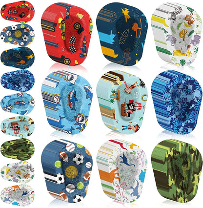 Adorable Eye Patches for Kids: 20/60pcs Disposable Breathable Bandages - Protect Eyesight, Ideal for Amblyopia, Girls & Boys
