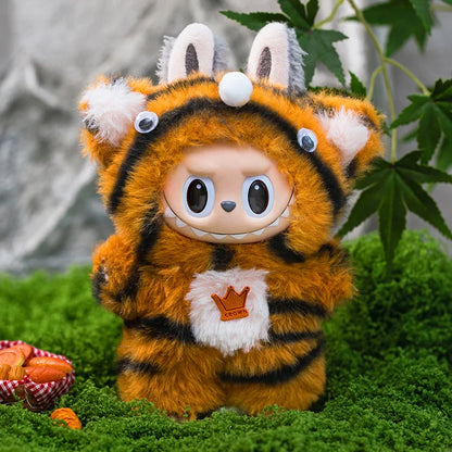 17cm Labubu Doll Clothes for V1–V3 Plush Dolls – Cute Skirt Fashion Outfit Set & Accessories Gift