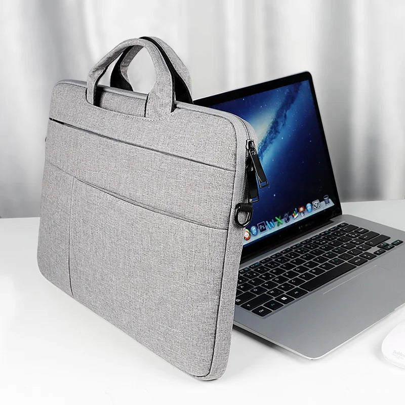 Water-Resistant Laptop Sleeve Bag - Universal Notebook Handbag Case for 11-15.6 Inch MacBook & Computer Travel Protection