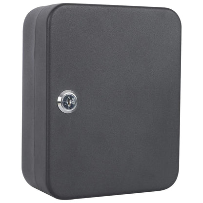 Wall-Mounted Key Cabinet with Lock & Code – 20 Key Organizer & Locking Key Holder Box