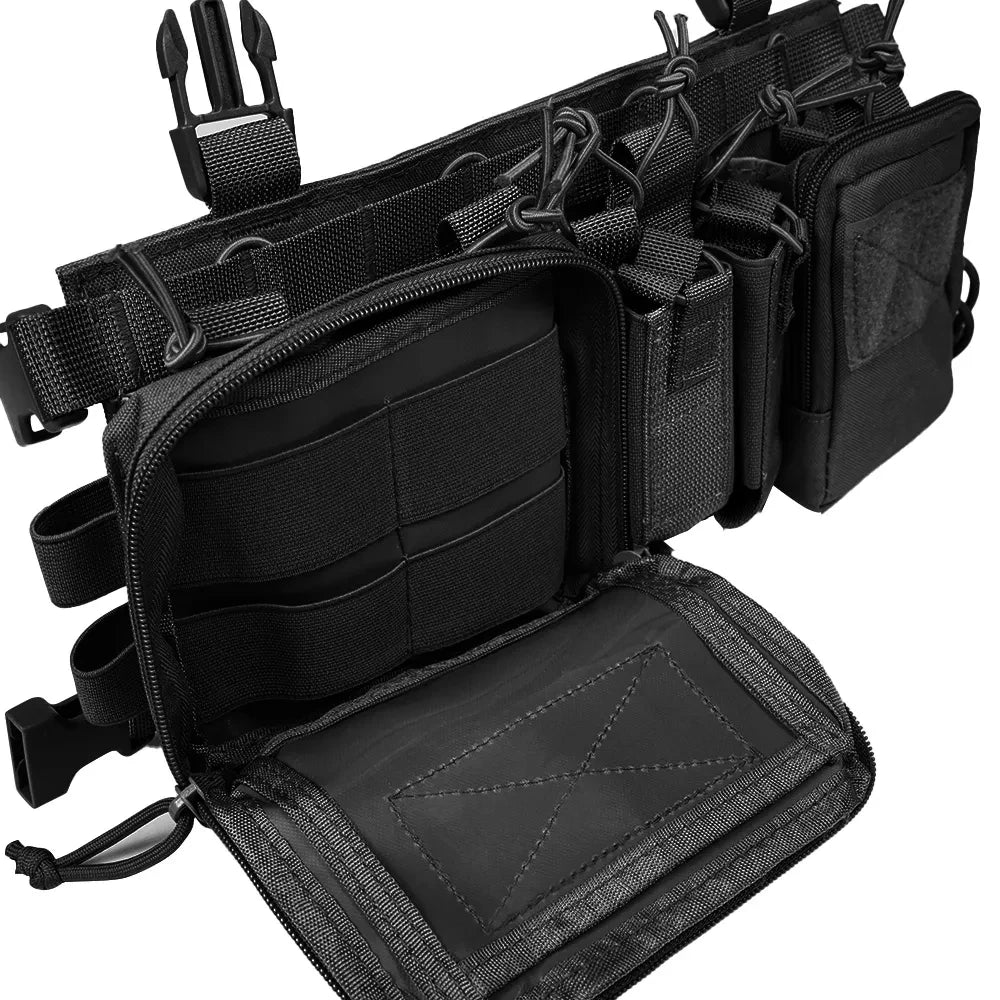 Tactical Vest CS Match – Wargame Military Nylon Chest Rig Vest for Airsoft, Hunting & Outdoor Camping Gear Accessories