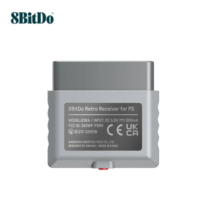 8BitDo Retro Receiver – Wireless Bluetooth Adapter for PS1, PS2, PS5, PS4, Switch Pro, Xbox One & Wii U Controllers