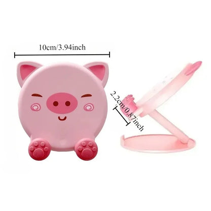 Cartoon Folding Phone Stand - Adjustable Desktop Holder for Mobile Devices