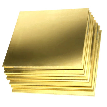 Brass Sheet Plate – 0.1-8mm Thickness for CNC Cutting, Frame Models & DIY Construction Projects