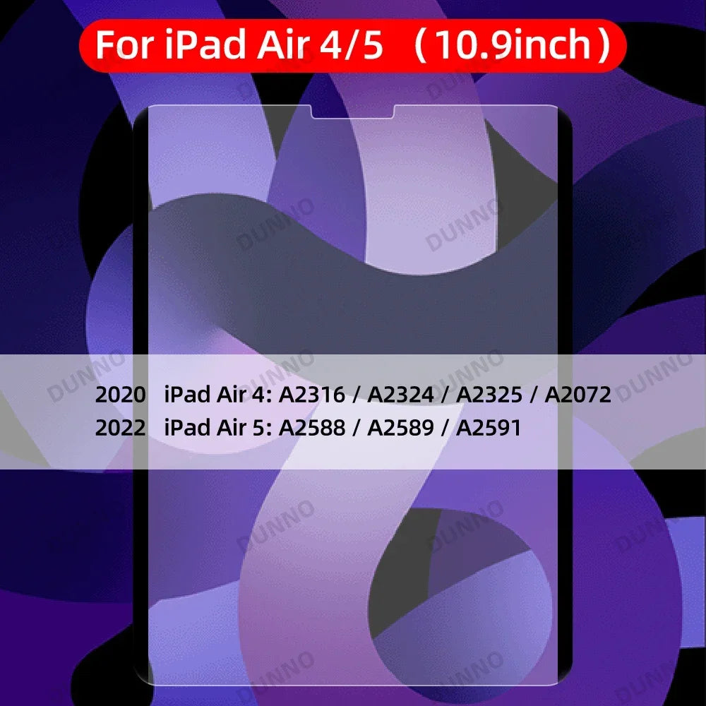 Paperfeel Magnetic Screen Protector for iPad Air & Pro 11/13 (2024 M2/M4) – Compatible with iPad 10th, 9.7, 10.2, 10.5, Mini 4/5/6, 5th–9th Gen