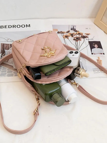 Rilibegan Women's Fashion Mini Backpack – Stylish Casual Handbag, Trendy Phone Pack for Women