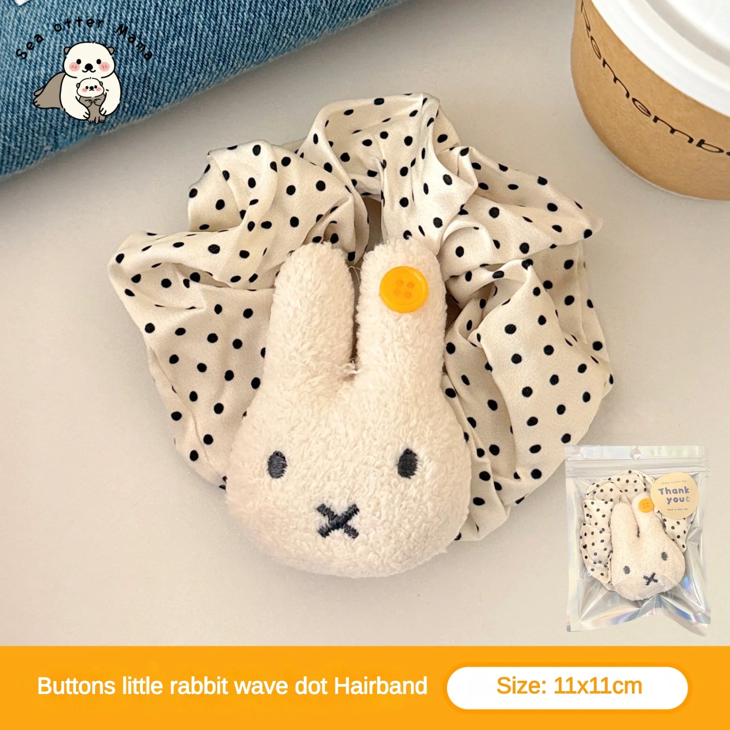 Cute Cartoon Bunny Hair Loop 1/3 Pcs - Sweet Miffy Ponytail Hair Accessory Cosplay Merchandise
