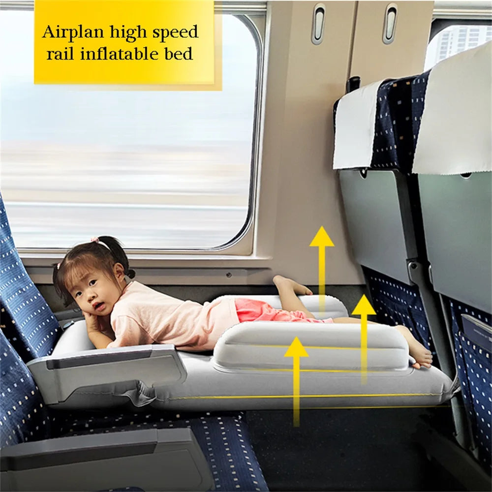 Baby & Child Inflatable Air Mattress – Travel Car, Plane & Train Back Seat Sleeping Bed