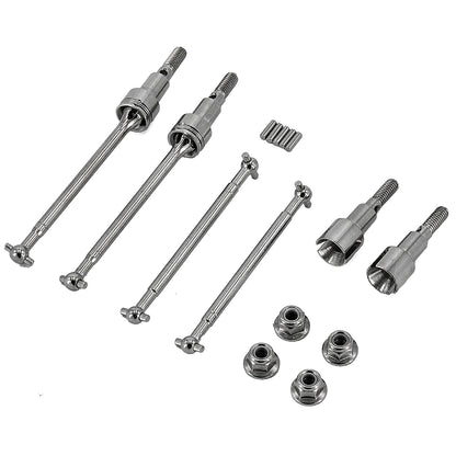 SCY Upgrade Metal Parts — Front & Rear Suspension, Wheel Hubs, Bearings, Steering Rod, Aluminum Components for 16101, 16102Pro, 16104, SG116, Q130