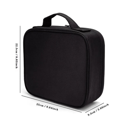 YANZA Professional Makeup Case – Cosmetic Organizer & Travel Storage Box for Brushes, Beauty Tools, and Manicure Supplies