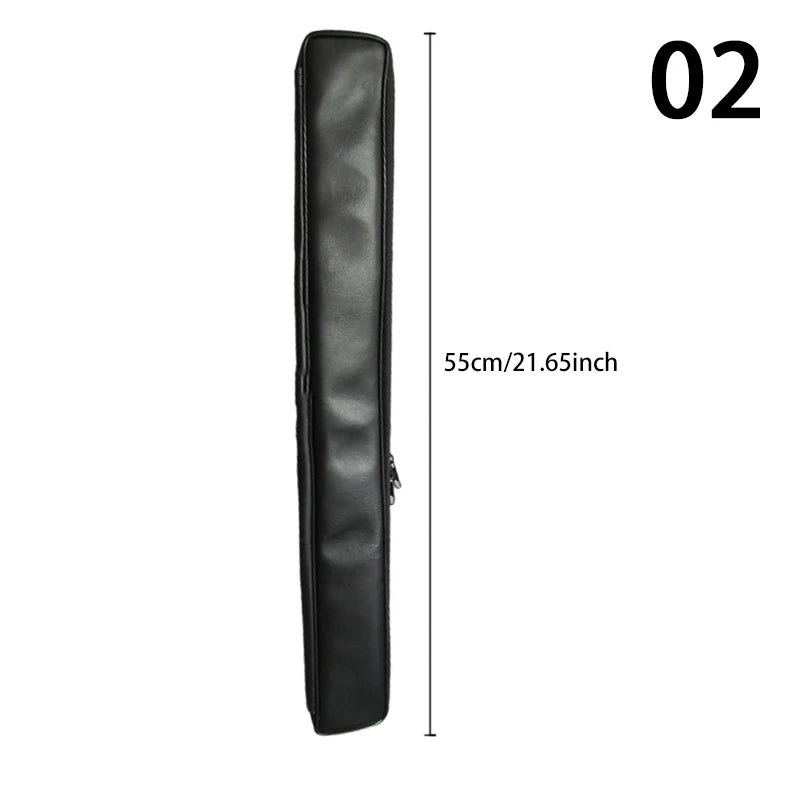 Waterproof Leather Instrument Bag - Thickened Vertical Storage Case for Flute, Piccolo, Saxophone & Wind Instruments
