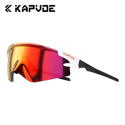 Kapvoe Cycling Sports Sunglasses – UV Protection Bike Glasses for Road & Mountain Riding (Men & Women, 2026 Model)
