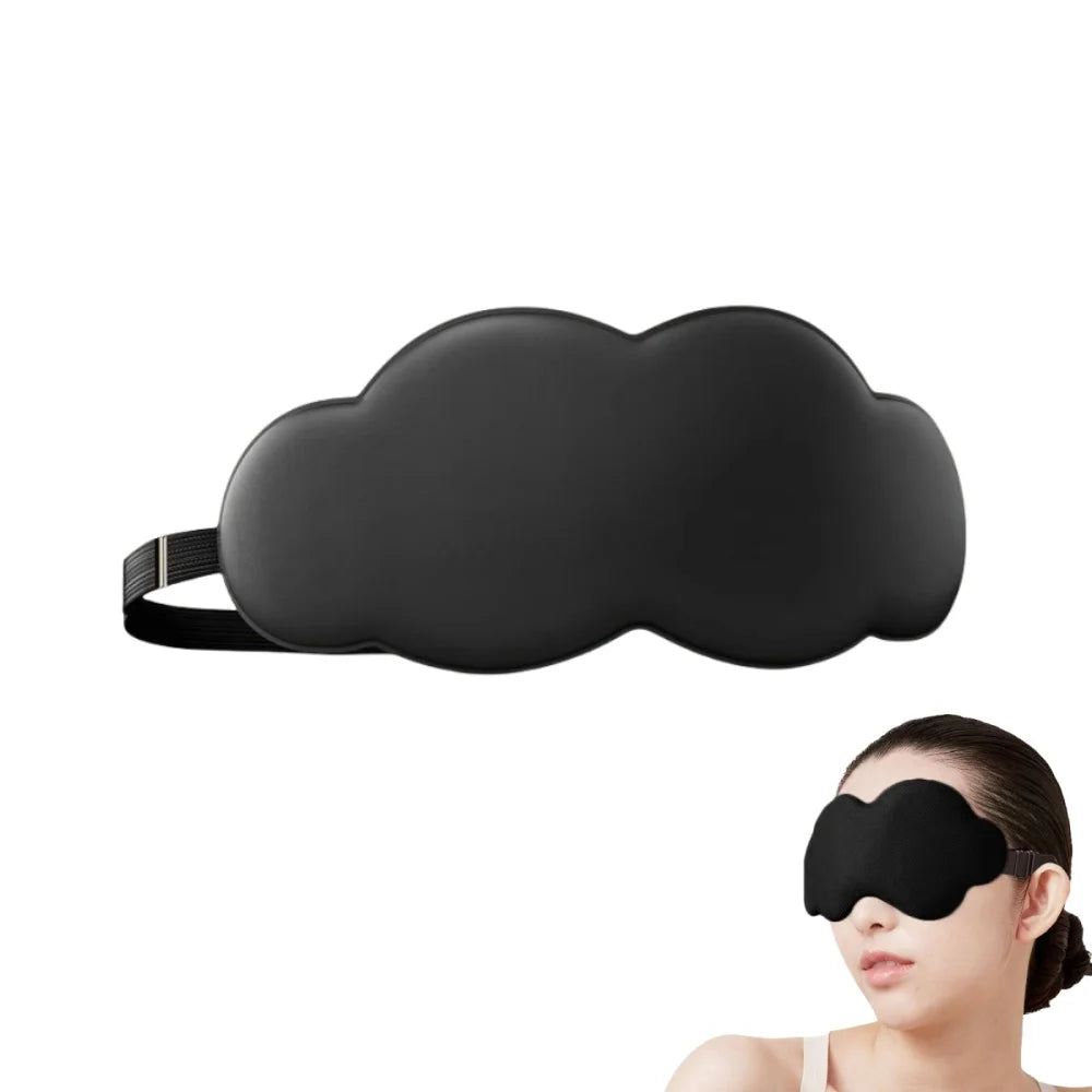 3D Contoured Sleep Mask — 100% Light-Blocking, Ultra-Soft Breathable Eye Cover for Travel, Yoga & Rest