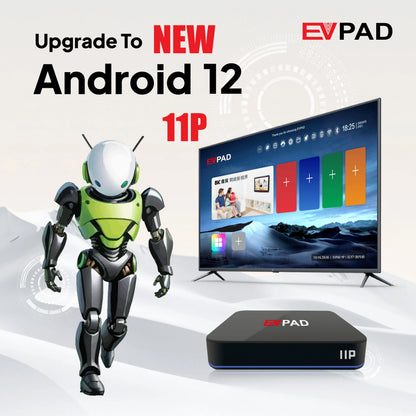 [Genuine] Evpad 11P 2025 Android TV Box – 4G/64G Set Top Box, Popular in Korea, Japan, USA, Singapore & More