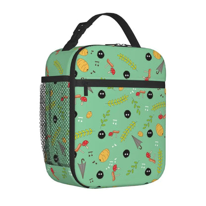Totoro Miyazaki Anime Insulated Lunch Tote Bag – Portable Thermal Cooler for School & Office