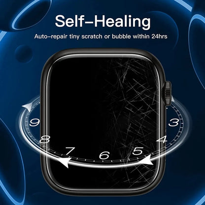 5-Pack Hydrogel Screen Protector for Apple Watch Series 1–9, Ultra 2 (40–49mm) – Full Coverage Film for Smartwatch