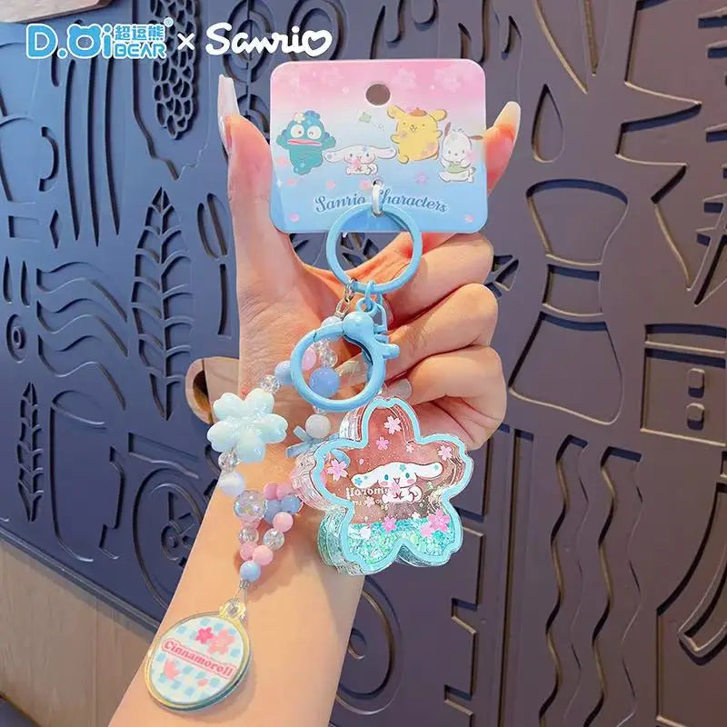 Sanrio Starlight Dance Series PVC Keychain – Hello Kitty, Cinnamoroll, My Melody & Kuromi Kawaii Doll Pendant Ornament Gift