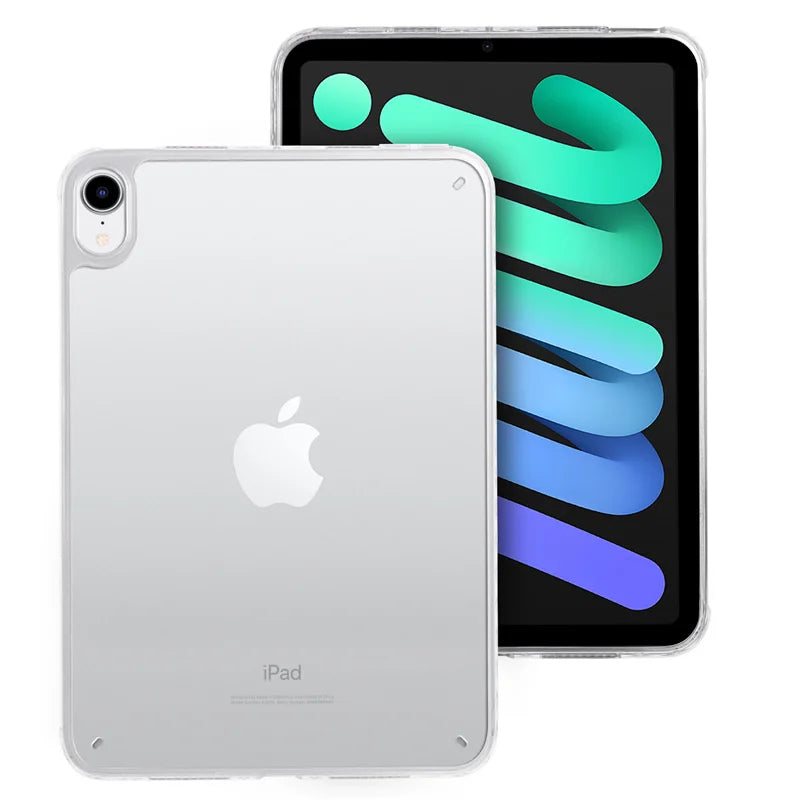 iPad Mini 7 Clear Case - 8.3-Inch Acrylic Hard Back Cover for iPad Mini 7 A17 Pro and Mini 6