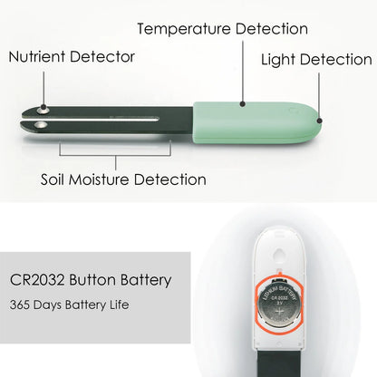 HHCC Smart Flower & Flora Monitor - Garden Care Plant Soil Water Fertility Sensor for Xiaomi Mijia