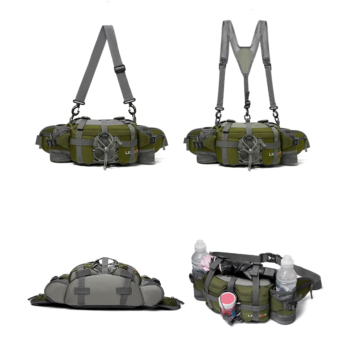 Outdoor Sports Waist Bag – Hiking, Cycling, Climbing, and Travel Storage, Versatile Mountaineering Waist Pack