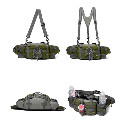 Outdoor Sports Waist Bag – Hiking, Cycling, Climbing, and Travel Storage, Versatile Mountaineering Waist Pack