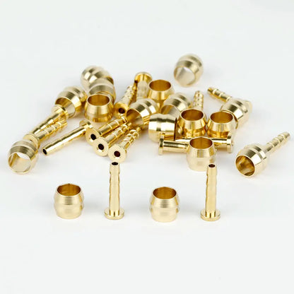 50pcs Bicycle Brake Olives & Inserts – Hydraulic Connector Replacements for SHIMANO BH90/BH59, SRAM, Magura, Tektro
