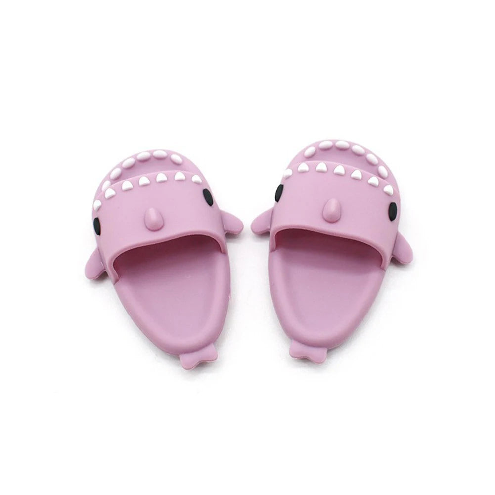17cm Labubu Doll Shark Slippers — Fun & Stylish Casual Shoes for Dolls (Shoes Only)