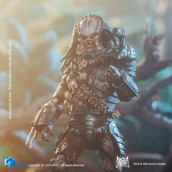 1/18 HIYA Mini Action Figure – Exquisite PREDATOR Open Mouth Jungle Anime Collectible Model Toy