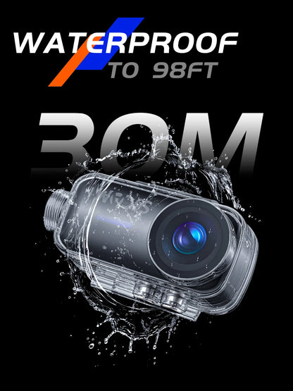 SJCAM C110+ 4K Action Camera – 30fps, 6-Axis GYRO, WiFi Remote, 1050mAh, Portable Sports DV for Helmet & Motorcycle