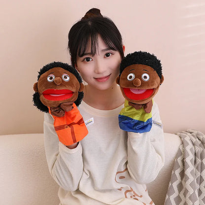 Kids Plush Hand Puppet Set - 28-33cm Role Play Toys for Bedtime Stories, Family Activities & Creative Learning