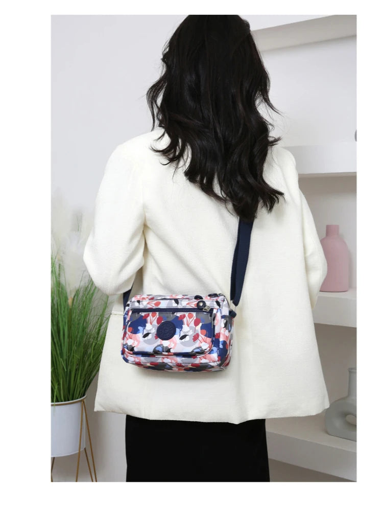 Women’s Nylon Oblique Crossbody Bag – Fashionable Shoulder & Mother Bag