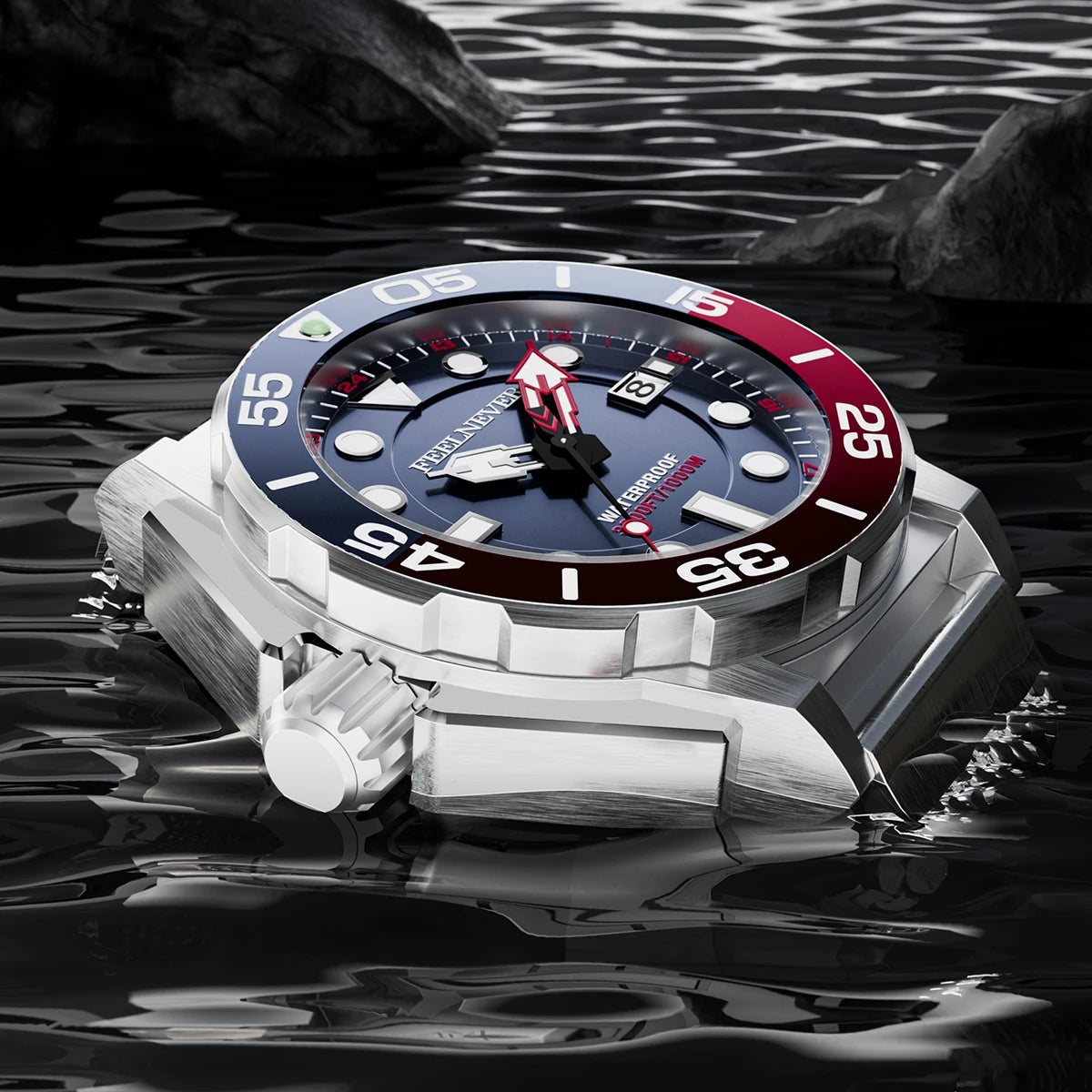 FeelNever Luxury Automatic Watch for Men – Fashion Business & Military Mechanical Waterproof Wristwatch